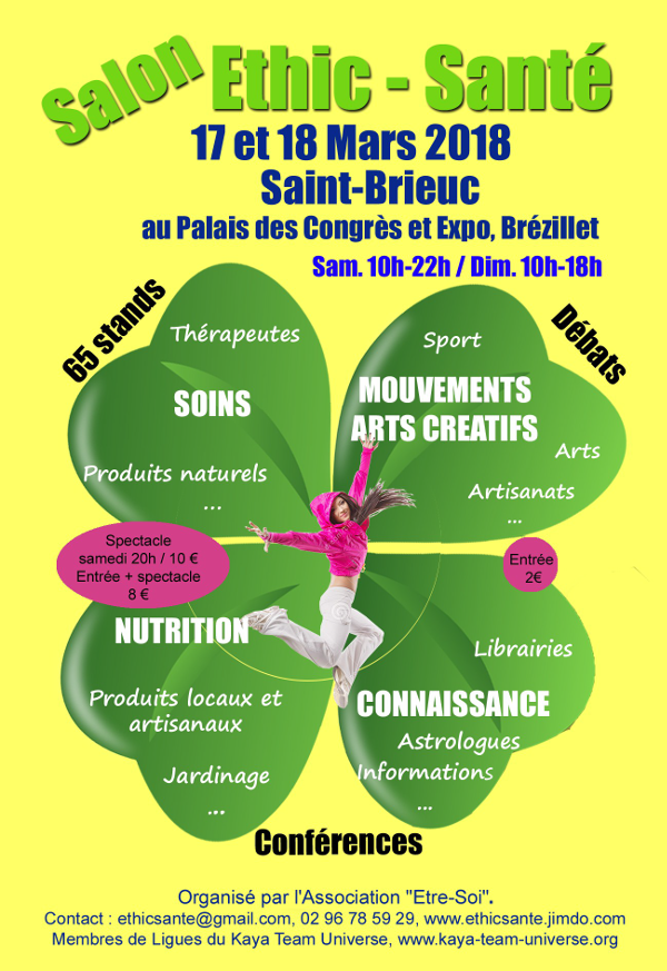 Salon Ethic Santé Mars 2018 - St Brieuc